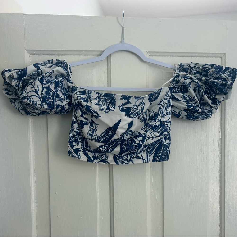 Abercrombie + Fitch | Blue Floral Top & Skirt